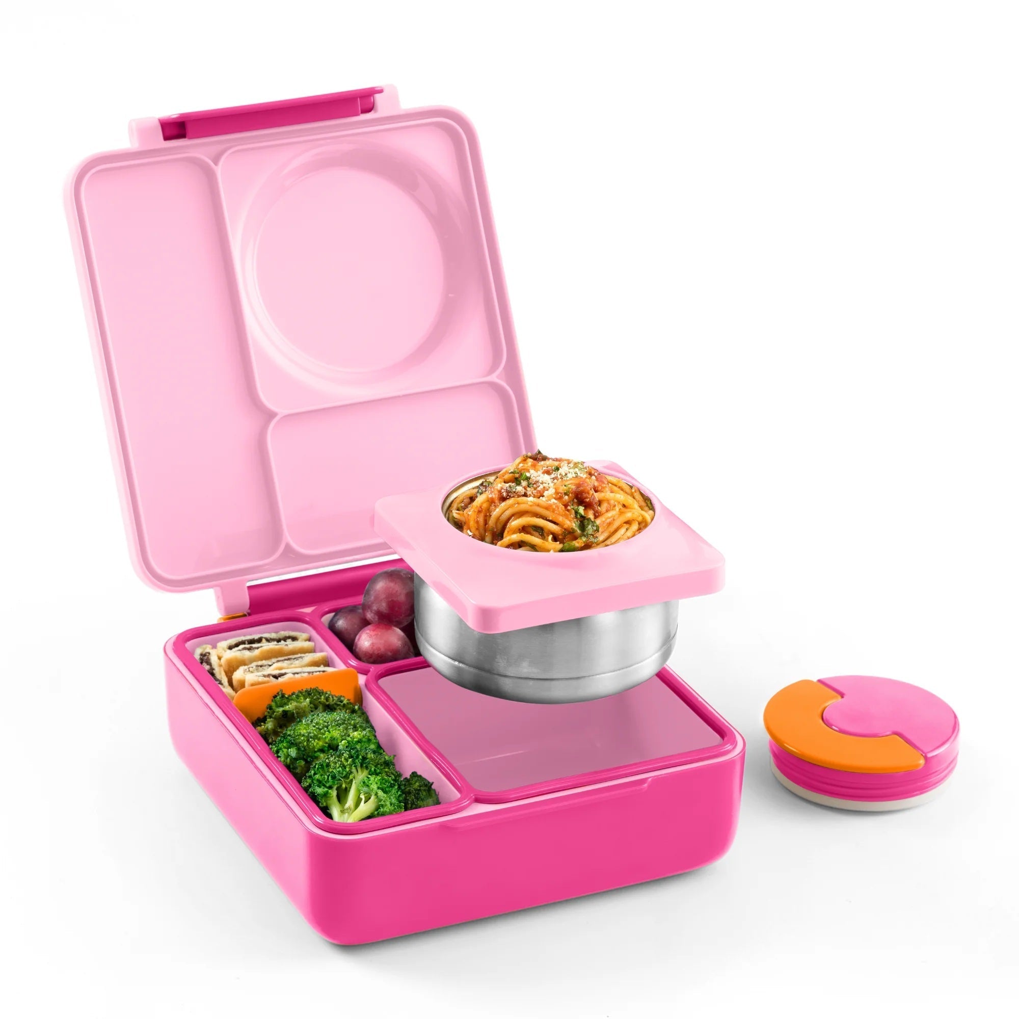Omiebox - Isı Yalıtımlı Peri Pembesi Bento Yemek Kutusu-0