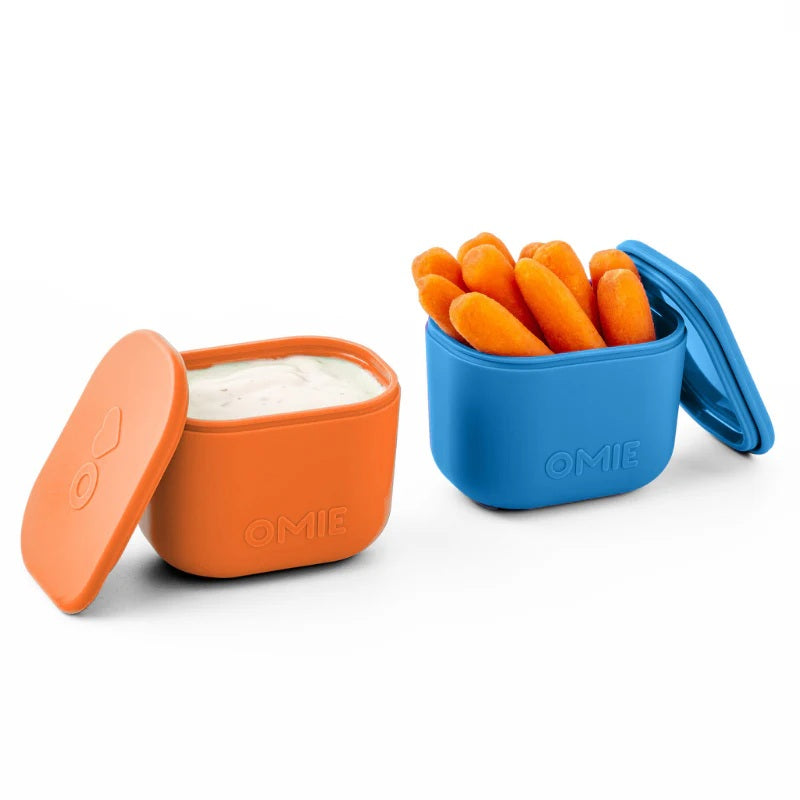 Omiebox - UP Bento Kutusu İç Bölme Kapları 2li Mavi/Turuncu-0