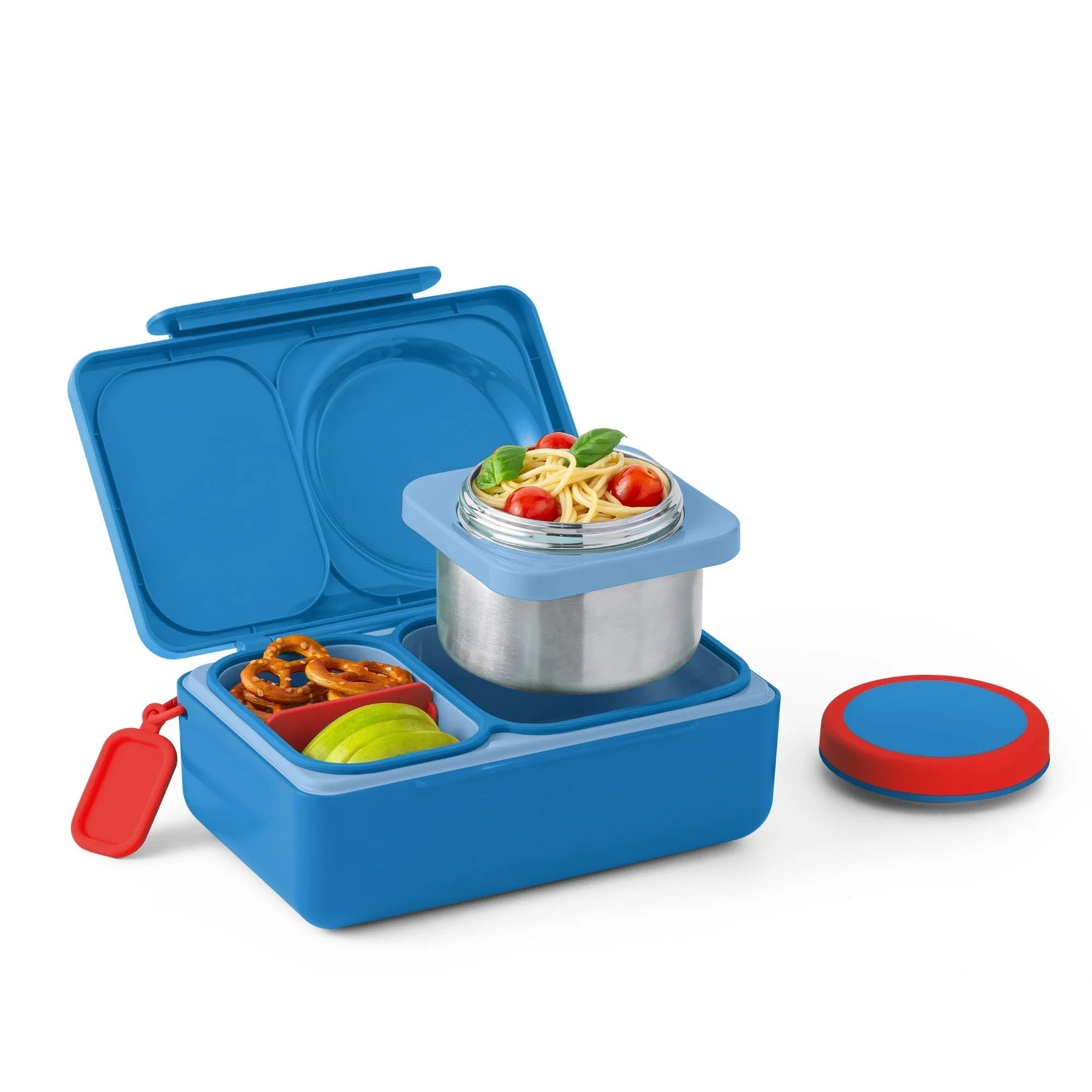 Omiebox - UP Isı Yalıtımlı 2. Nesil Kozmik Mavi Bento Yemek Kutusu-0