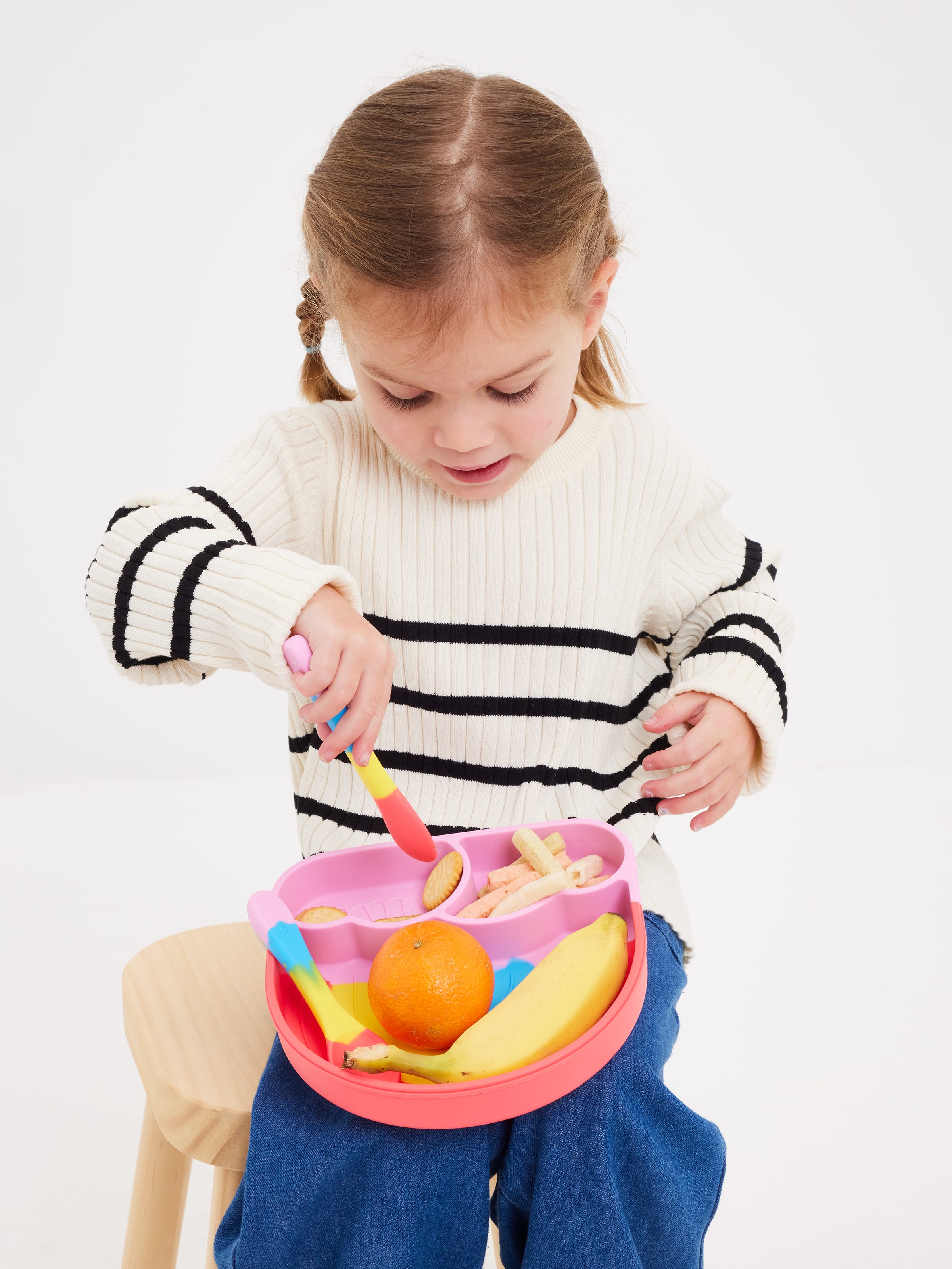 Smiggle - Big Dream Silikon Yemek Tabağı Seti-1